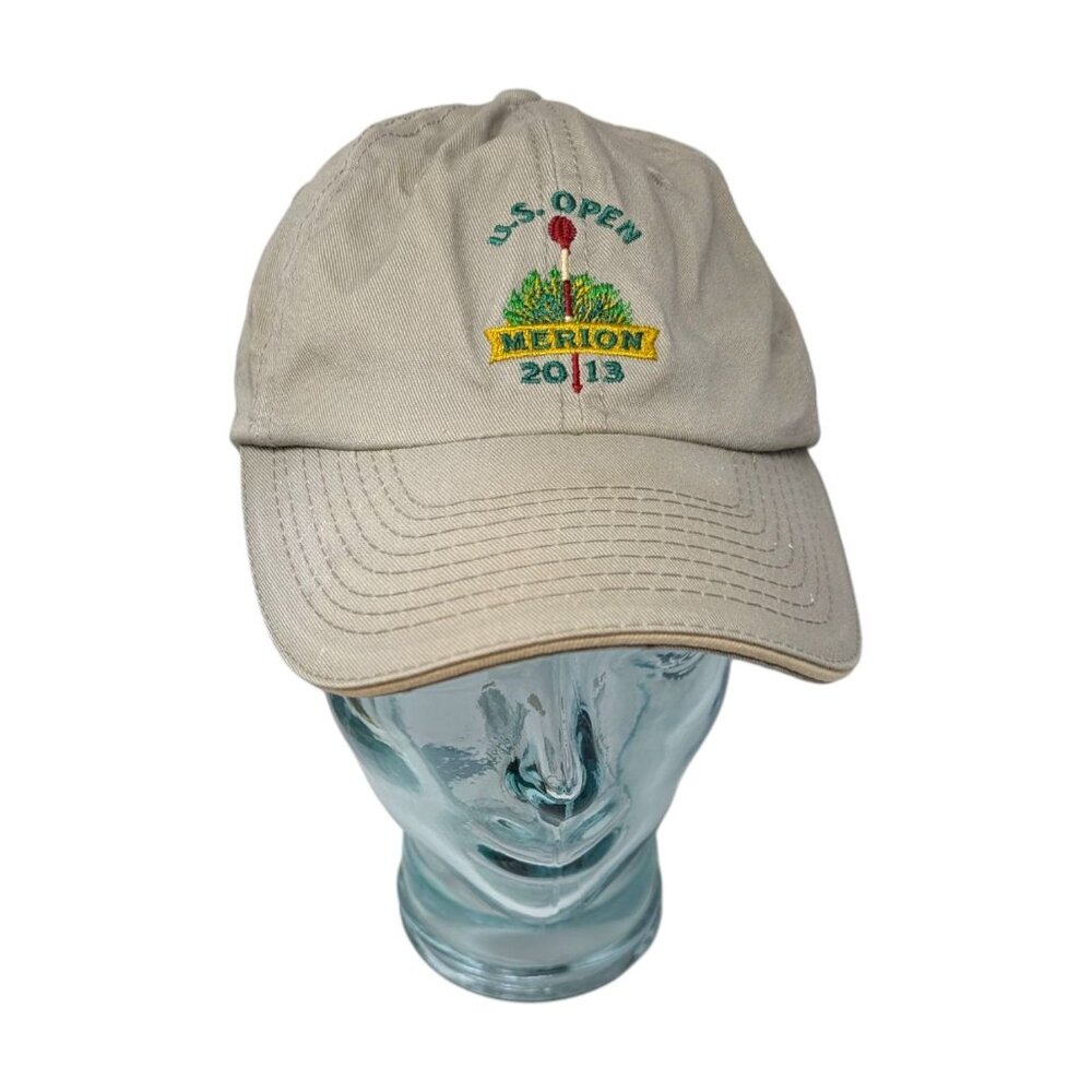 2013 US Open Merion Khaki Beige USGA Member Baseball Cap Golf Hat